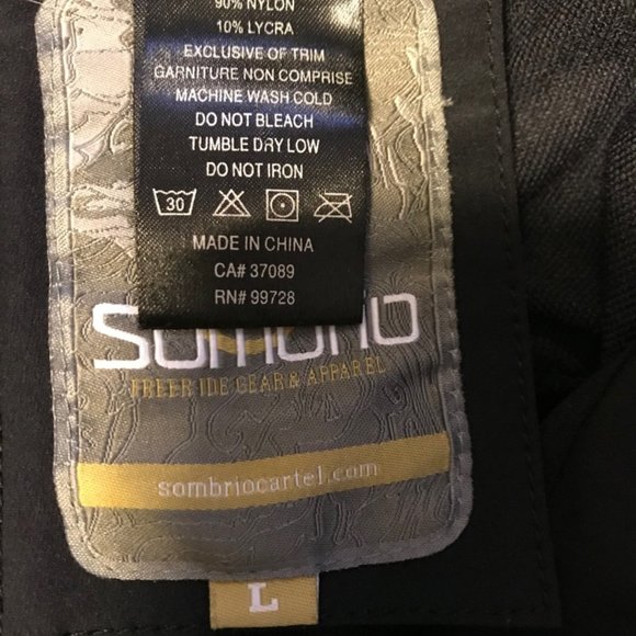 Sombrio softshell jacket sz L - Picture 5 of 5